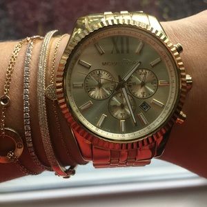 Michael Kors Lexington Gold-tone Watch